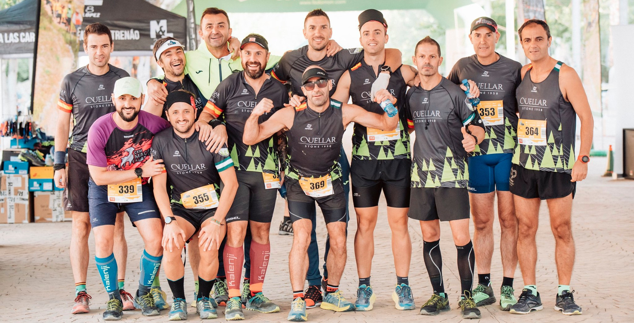 Imagen de los atletas de CD Cuellar Stone Marmol Running Team